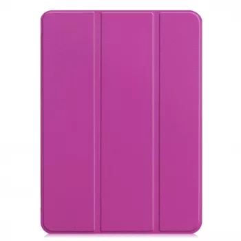 iLike Galaxy Tab S9 11 kolmiosainen eko-nahkainen jalustakotelo violetti