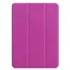 iLike Galaxy Tab S9 Ultra 14.6 kolmiosainen eko-nahkainen jalustakotelo violetti