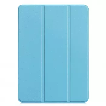 iLike iPad Mini 5 7.9 kolmiosainen eko-nahkainen jalustakotelo taivaansininen