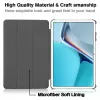 iLike Galaxy Tab S9 FE Tri-Fold Eco-Leather Stand Case Sky Blue