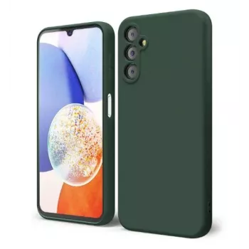 Evelatus Samsung Galaxy A14 4G / 5G Premium Soft Touch silikonikuori kuusenvihreä