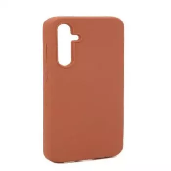 Evelatus Samsung Galaxy A34 Premium Soft Touch silikonikuori satulanruskea