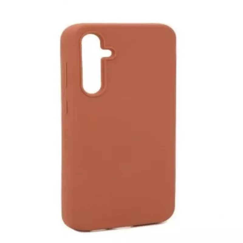 Evelatus Samsung Galaxy A34 Premium Soft Touch silikonikuori satulanruskea