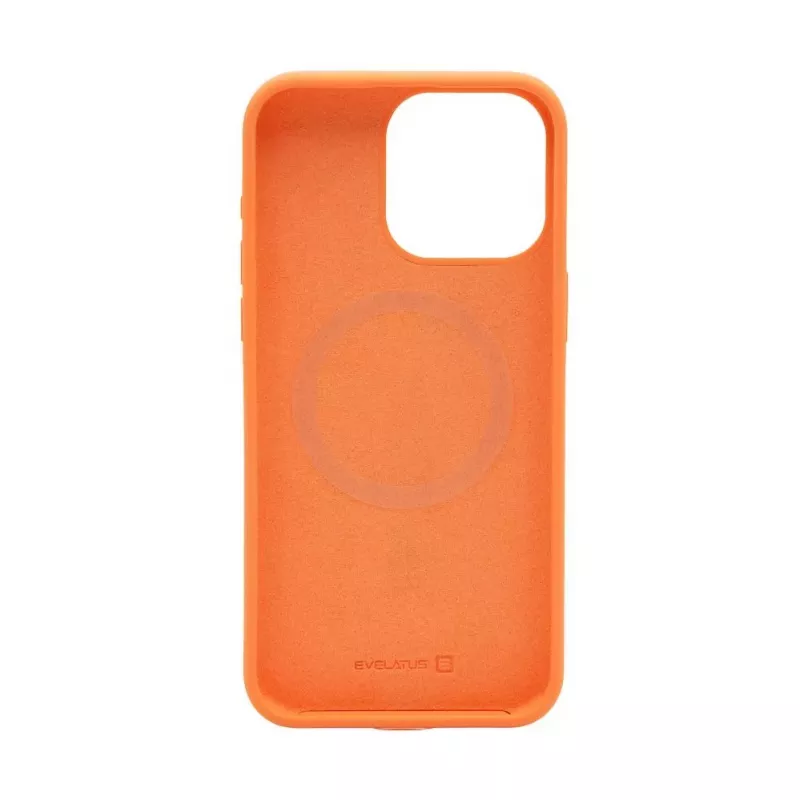 Evelatus Apple iPhone 15 Pro Max Premium MagSafe Soft Touch silikonikuori New Function oranssi