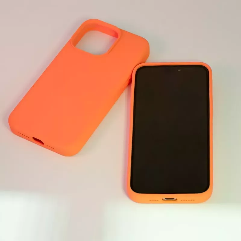 Evelatus Apple iPhone 15 Pro Max Premium MagSafe Soft Touch silikonikuori New Function oranssi