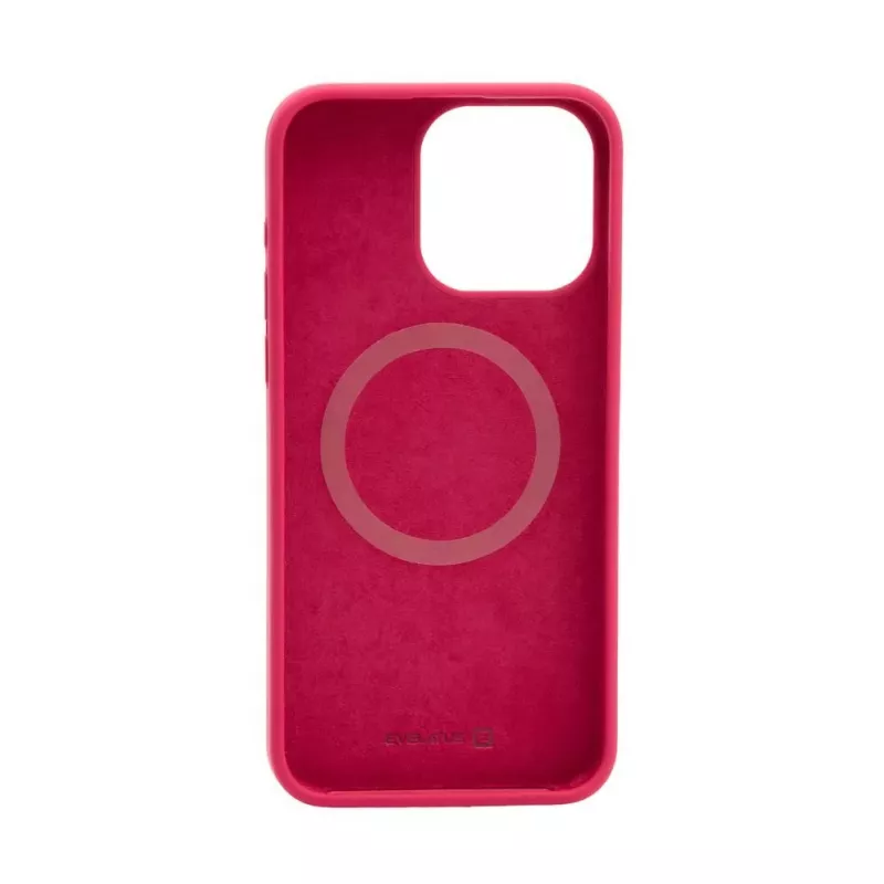Evelatus Apple iPhone 15 Pro Max Premium MagSafe Soft Touch silikonikuori New Function rose red