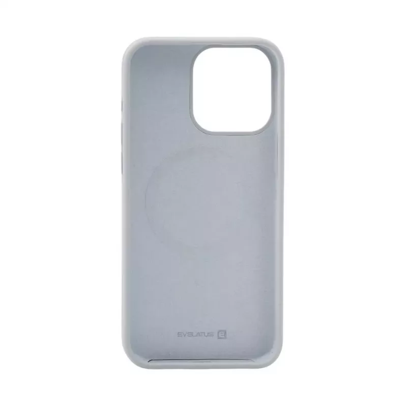 Evelatus Apple iPhone 15 Pro Premium MagSafe Soft Touch -silikonikuori New Function harmaansininen
