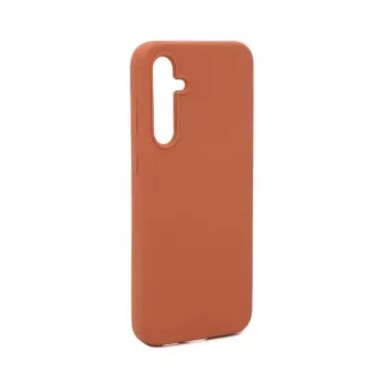 Evelatus Samsung Galaxy S23 FE Premium Soft Touch -silikonikuori satulannruskea