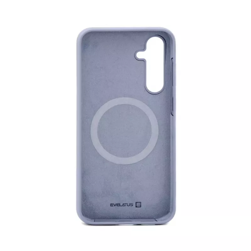 Evelatus Samsung Galaxy S23 FE Premium Soft Touch -silikonikuori laventelinharmaa