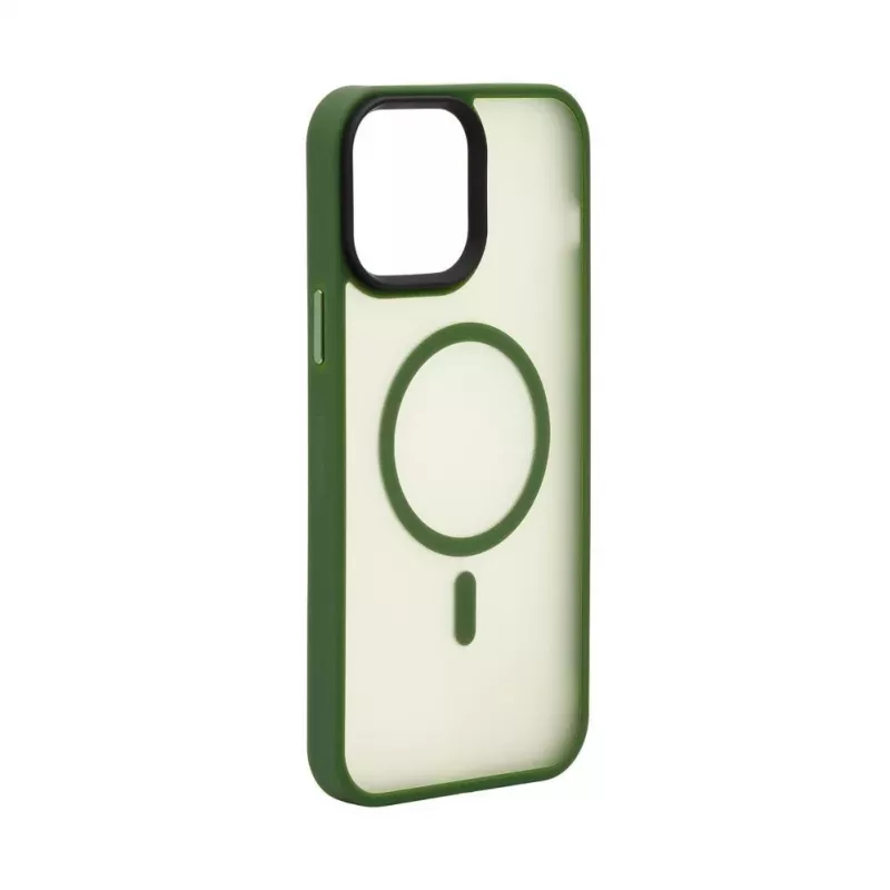 Evelatus Apple iPhone 13 Pro Max Hybrid Case MagSafe-yhteensopiva PC+TPU vihreä
