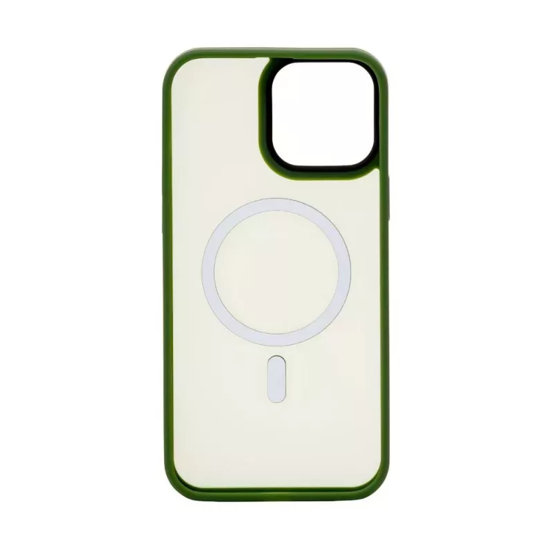 Evelatus Apple iPhone 13 Pro Max Hybrid Case MagSafe-yhteensopiva PC+TPU vihreä