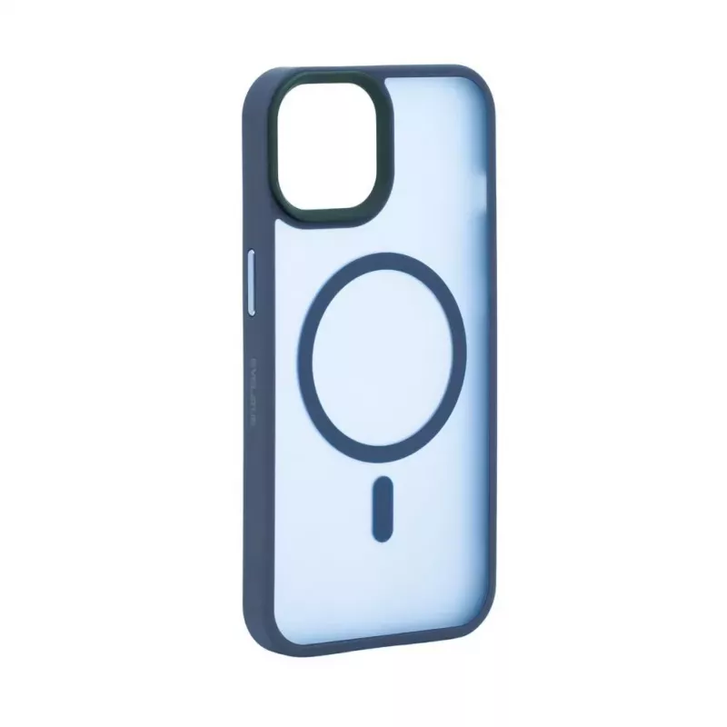 Evelatus Apple iPhone 14 Hybrid Case MagSafe-yhteensopiva PC+TPU sininen