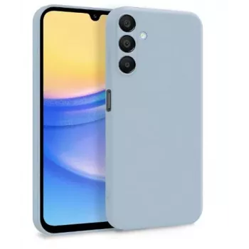 Evelatus Samsung Galaxy A15 Premium Soft Touch -silikonikuori Grey Blue