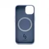 Connect Apple iPhone 14 Premium MagSafe Soft Touch -silikonikuori Midnight Blue