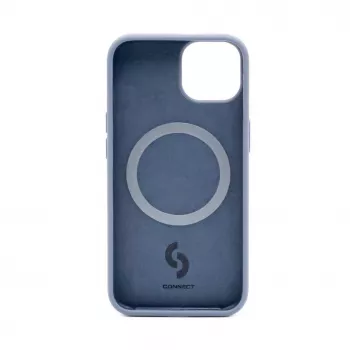 Connect Apple iPhone 14 Premium MagSafe Soft Touch -silikonikuori Midnight Blue