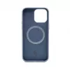 Connect Apple iPhone 14 Pro Premium MagSafe Soft Touch -silikonikuori New Function Midnight Blue