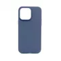 Connect Apple iPhone 14 Pro Premium MagSafe Soft Touch -silikonikuori New Function Midnight Blue