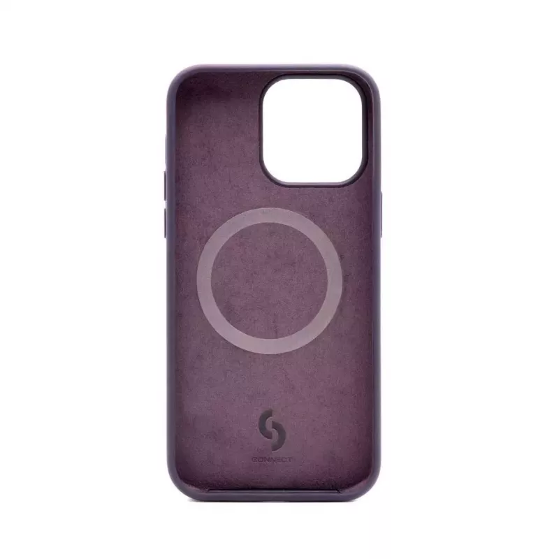 Connect Apple iPhone 14 Pro Premium MagSafe Soft Touch -silikonikuori New Function violetti