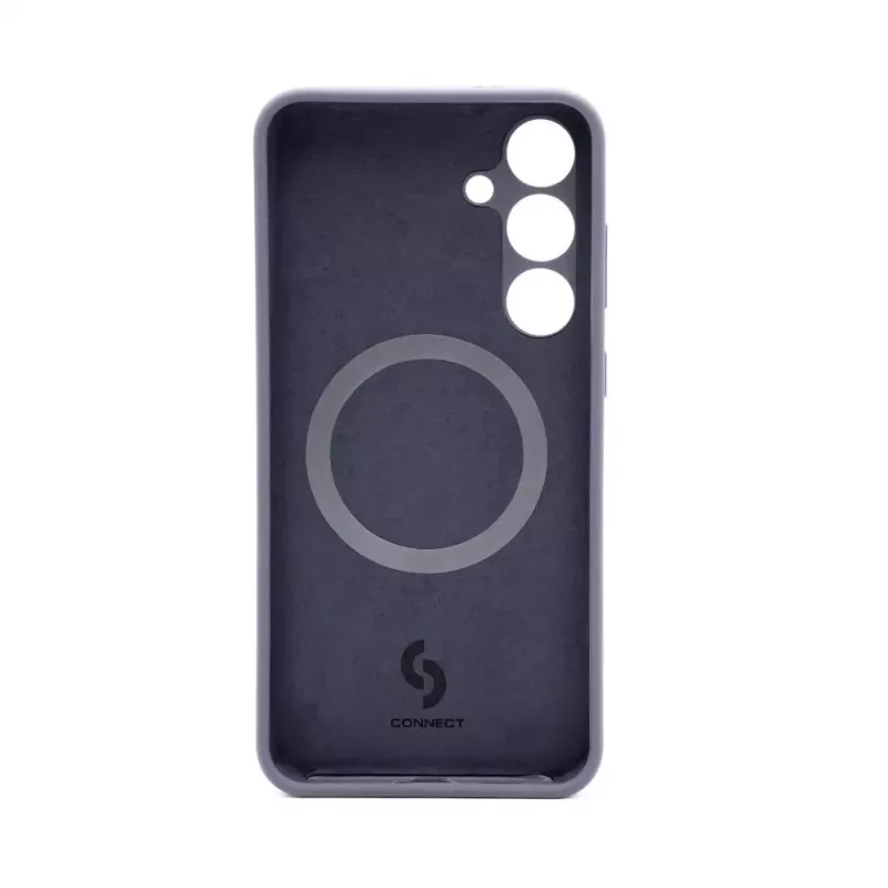 Connect Samsung Galaxy S24 Premium Quality Magnetic Soft Touch -silikonikuori Midnight Blue