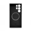 Connect Samsung Galaxy S24 Ultra Premium Quality Magnetic Soft Touch -silikonikuori musta