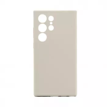 Connect Samsung Galaxy S24 Ultra Premium Quality Magnetic Soft Touch -silikonikuori harmaa
