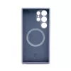 Connect Samsung Galaxy S24 Ultra Premium Quality Magnetic Soft Touch -silikonikuori Midnight Blue