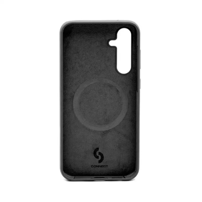 Connect Samsung Galaxy S23 FE Premium Quality Magnetic Soft Touch -silikonikuori musta