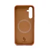 Connect Samsung Galaxy S23 FE Premium Quality Magnetic Soft Touch -silikonikuori Saddle Brown