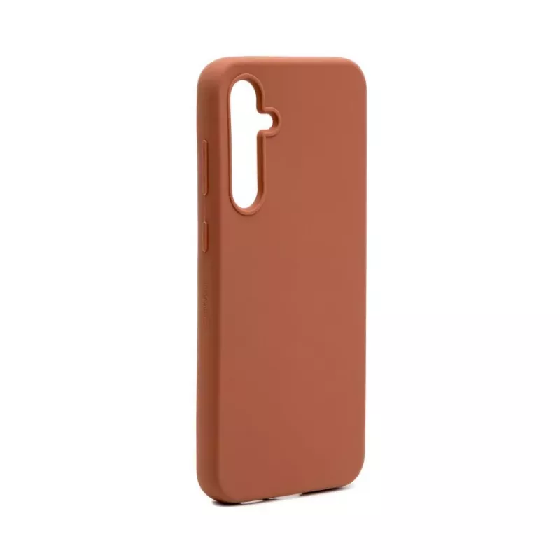 Connect Samsung Galaxy S23 FE Premium Quality Magnetic Soft Touch -silikonikuori Saddle Brown