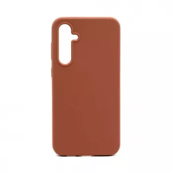 Connect Samsung Galaxy S23 FE Premium Quality Magnetic Soft Touch -silikonikuori Saddle Brown