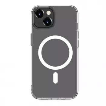 Connect Apple iPhone 14 läpinäkyvä kuori MagSafe-yhteensopiva transparentti