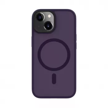 Connect Apple iPhone 14 hybridikuori magneettisella PC+TPU Tiefes Lila