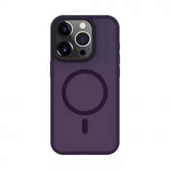 Connect Apple iPhone 14 Pro Max hybridikuori magneetilla, PC+TPU, Tiefes Lila