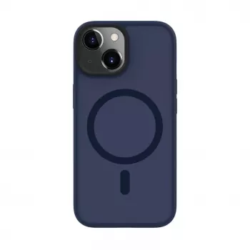 Connect Apple iPhone 15 hybridikuori magneetilla, PC+TPU, sininen