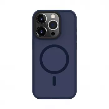 Connect Apple iPhone 15 Pro Max Hybrid Case magneetilla, PC+TPU, sininen