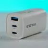 Evelatus 65W Max pikapikalaturi CN USB-C1/USB-C1/USB-A valkoinen