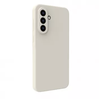 Connect Samsung Galaxy A35 5G Premium Quality Soft Touch -silikonikuori hopea