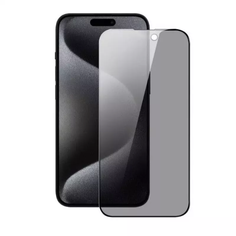 iLike Xiaomi Redmi Note 13 Pro 4G / Poco M6 Pro Privacy 2.5D Silk Full Cover Japan Glue Anti-Static Super Strong musta