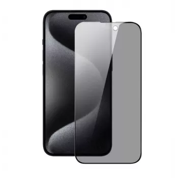 iLike Xiaomi Redmi Note 13 Pro 4G / Poco M6 Pro Privacy 2.5D Silk Full Cover Japan Glue Anti-Static Super Strong musta