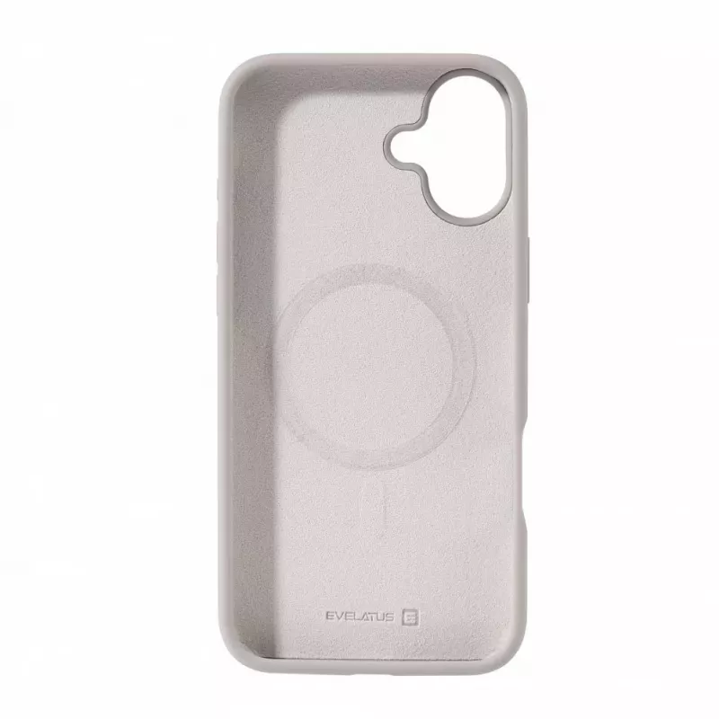 Evelatus Apple iPhone 16 Plus Premium MagSafe Soft Touch silikonikuori hopea