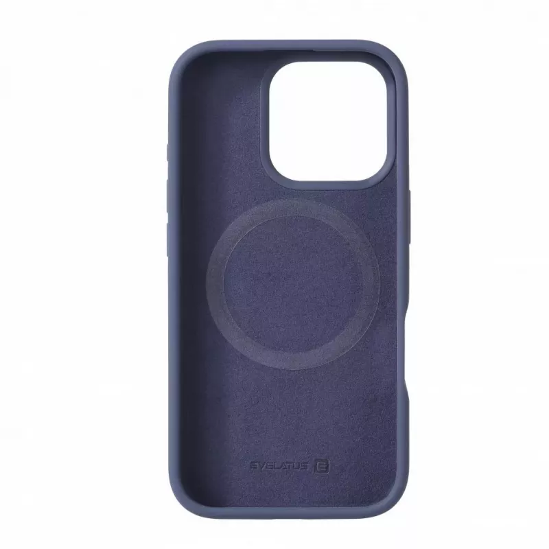 Evelatus Apple iPhone 16 Pro Premium MagSafe Soft Touch silikonikuori keskiyön sininen