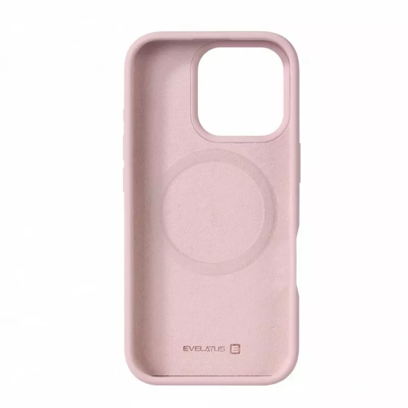 Evelatus Apple iPhone 16 Pro Max Premium MagSafe Soft Touch silikonikuori pinkki hiekka
