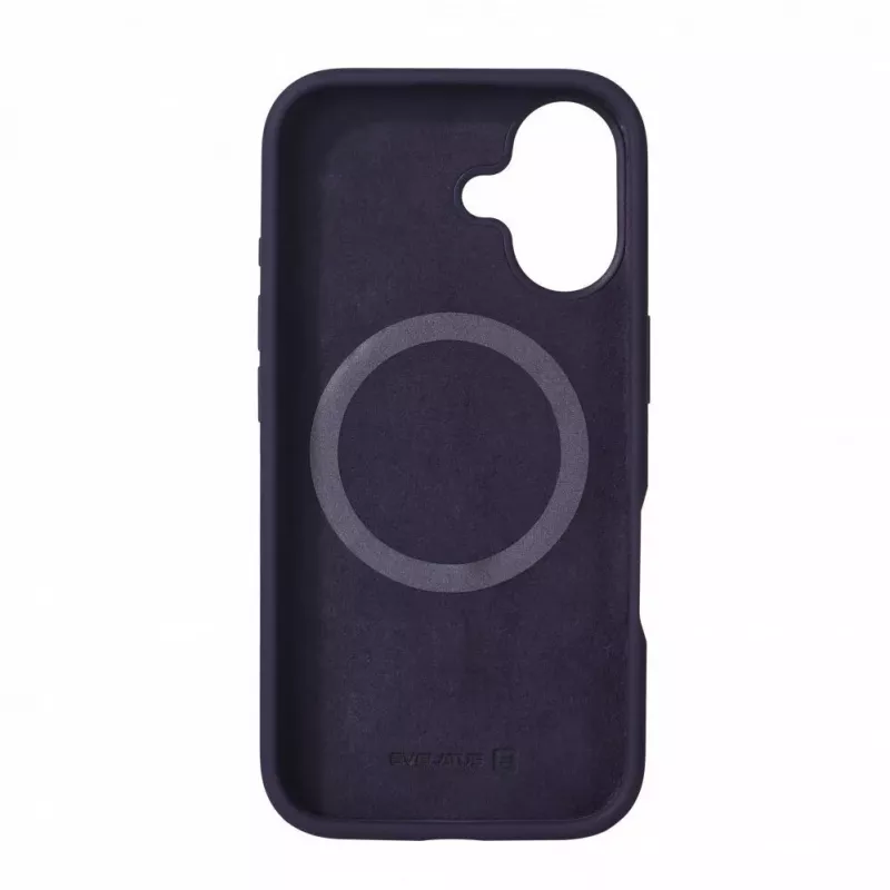 Evelatus Apple iPhone 16 Premium MagSafe Soft Touch silikonikuori syvän violetti
