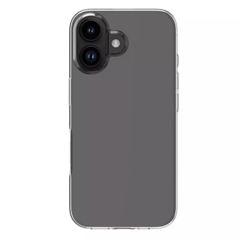 Evelatus Apple iPhone 16 Clear silikonikuori 1,5 mm TPU läpinäkyvä
