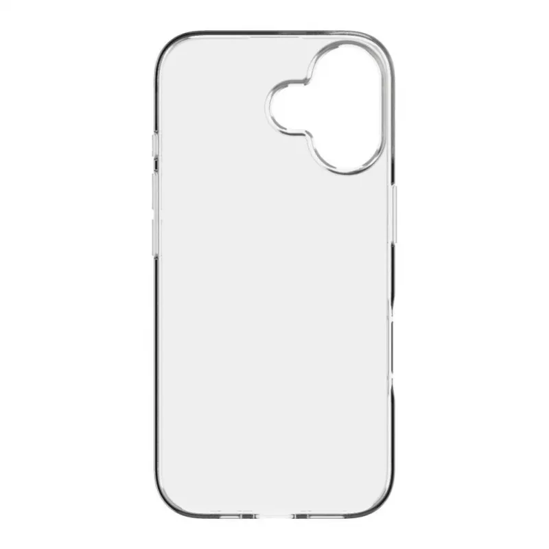 Evelatus Apple iPhone 16 Clear silikonikuori 1,5 mm TPU läpinäkyvä