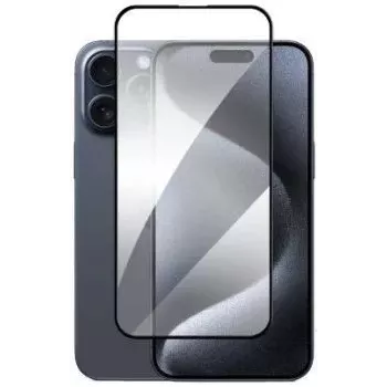 Evelatus Apple iPhone 16 2.5D Full Cover lasi antistaattinen vaalea musta