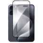 Evelatus Apple iPhone 16 2.5D Full Cover lasi antistaattinen vaalea musta