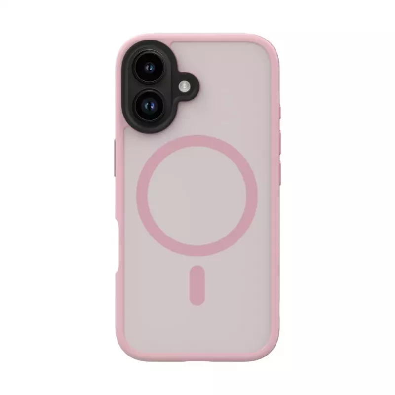 Evelatus Apple iPhone 16 Hybrid Case MagSafe-yhteensopiva PC+TPU pinkki