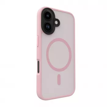 Evelatus Apple iPhone 16 Hybrid Case MagSafe-yhteensopiva PC+TPU pinkki