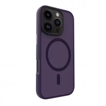 Evelatus Apple iPhone 16 Pro Hybrid Case MagSafe-yhteensopiva PC+TPU violetti